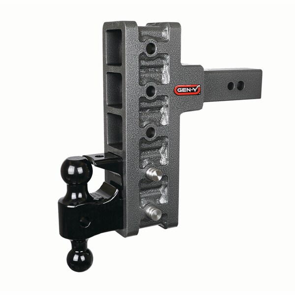Gen-Y Hitch MEGA-DUTY 2.5 Shank 9 Offset Drop 3K TW 21K Hitch & GH-061 Dual-Ball & GH-062 Pintle Lock GH-925 - main